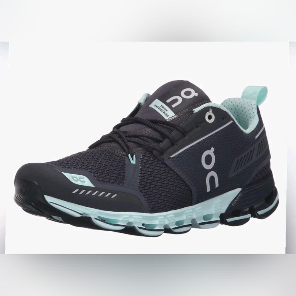 On Cloud Cloudflyer Black Running Shoes Women 9.5 Men 8